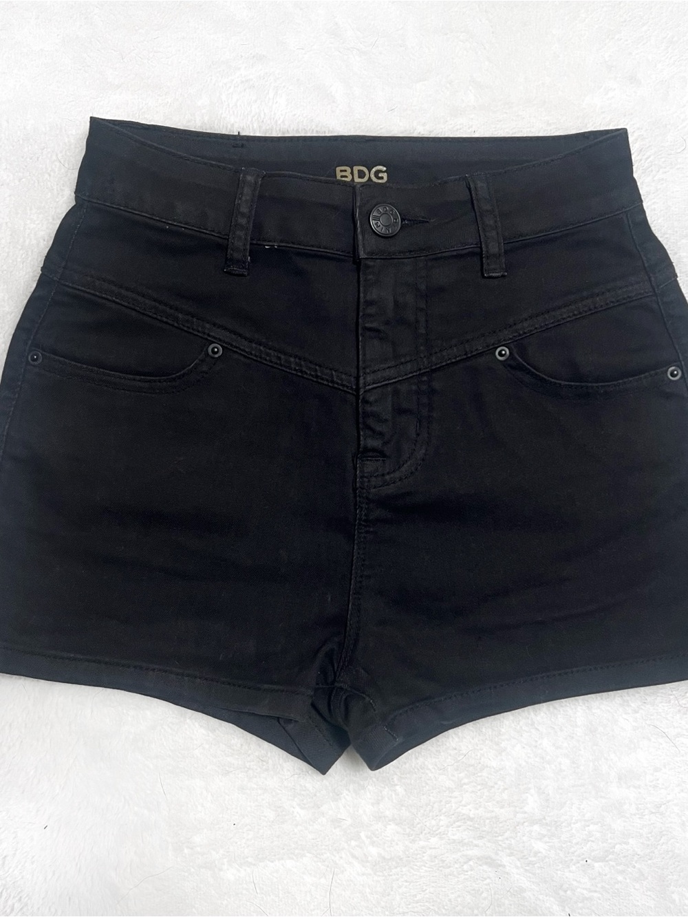 BDG Super High Rise Seam Shorts